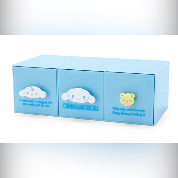 Sanrio Other - Cinnamoroll 3-Tier Besties Stacking Container Drawers NWT